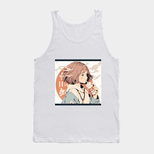 Girl drink milk Tank Top